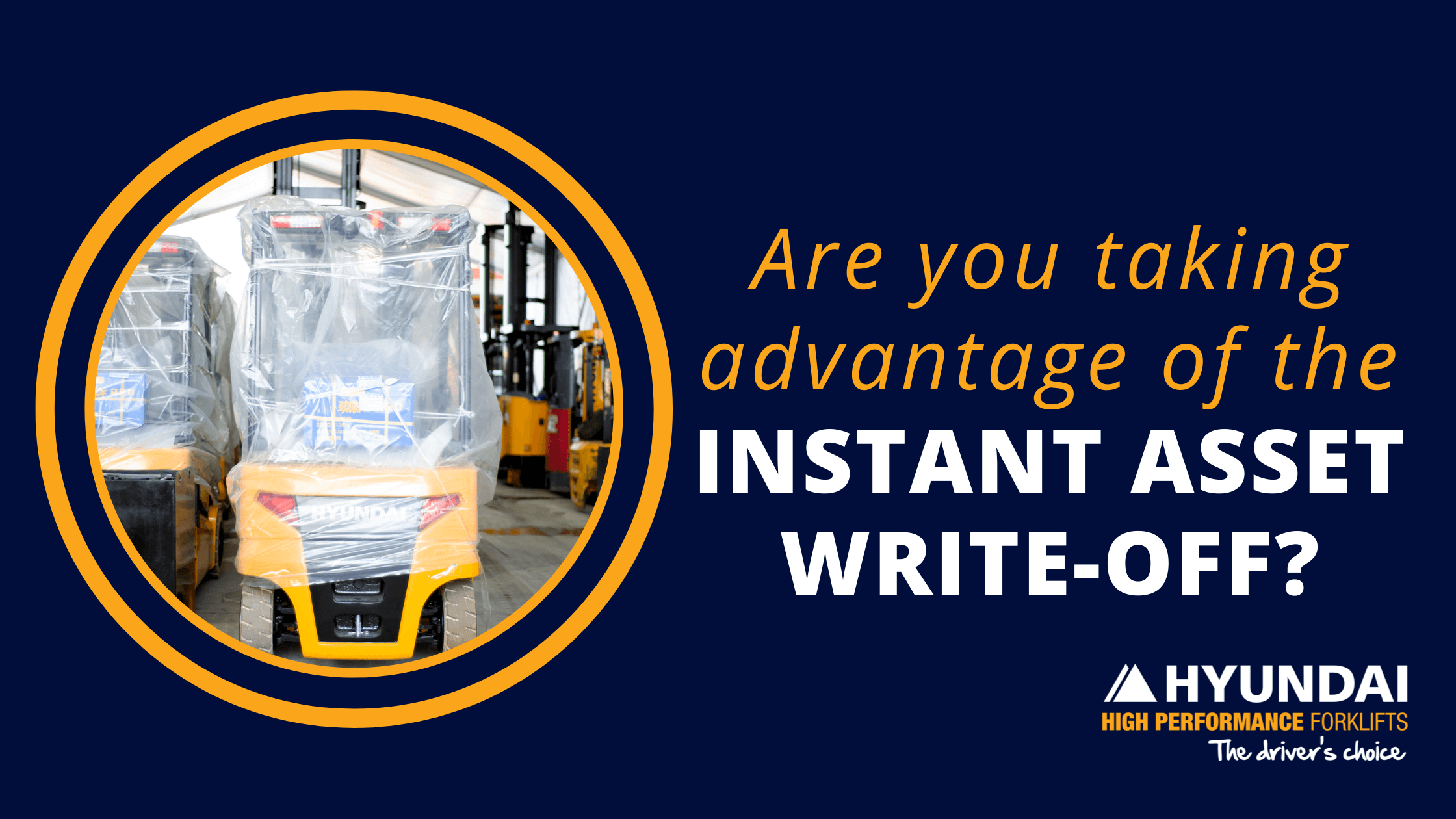 ARE YOU TAKING ADVANTAGE OF THE INSTANT ASSET WRITE-OFF?