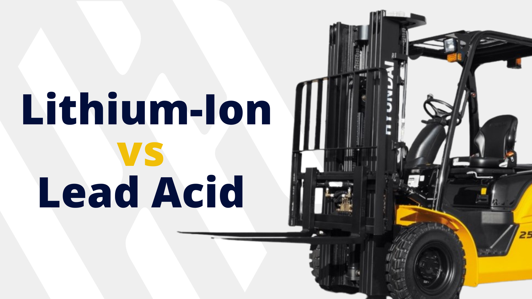 FORKLIFT BATTERIES: LITHIUM-ION VS LEAD-ACID