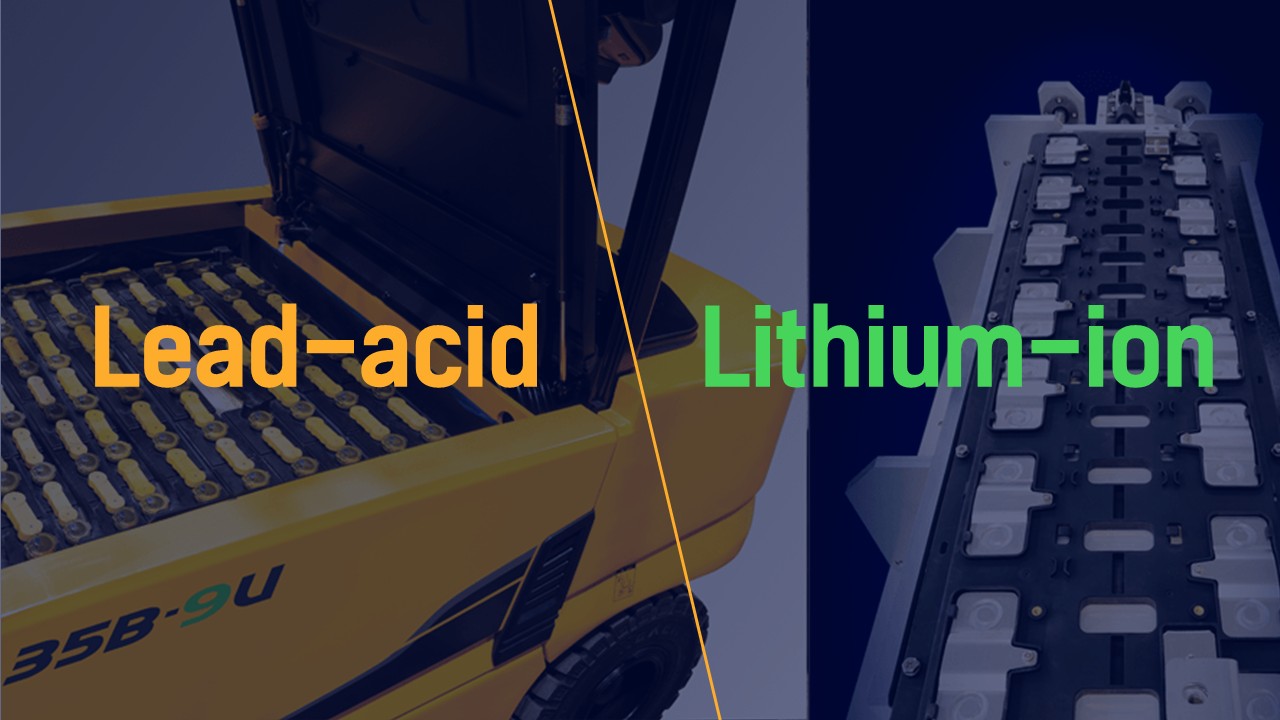 Lead-acid vs Lithium-ion Electric Forklifts