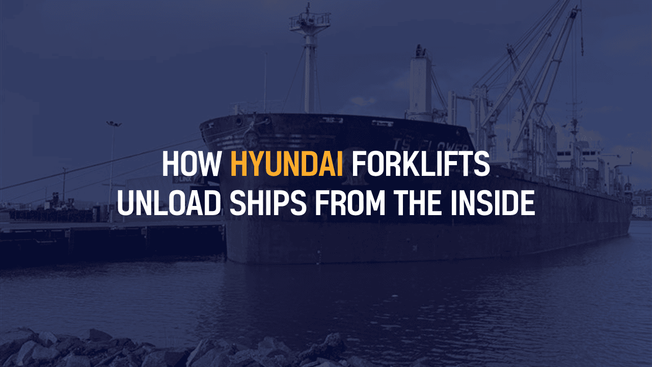 How Forklifts Unload Ships from the Inside