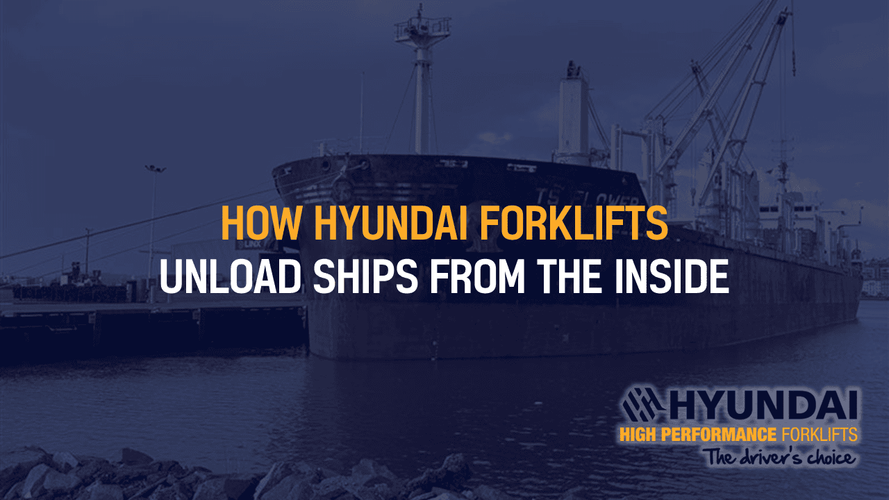 How Forklifts Unload Ships from the Inside