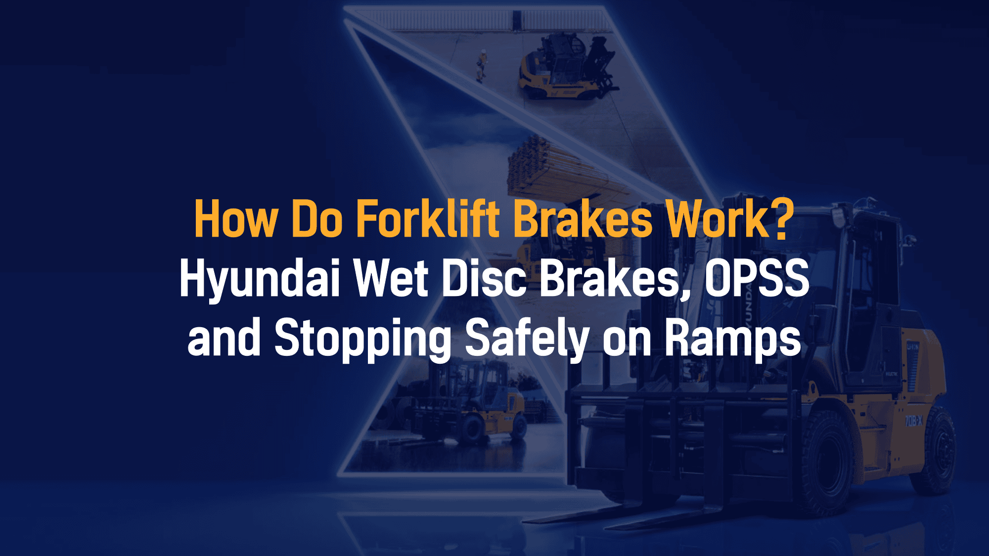 How Forklift Brakes Work: Wet Disc Brakes, OPSS and Stopping Safely on Ramps