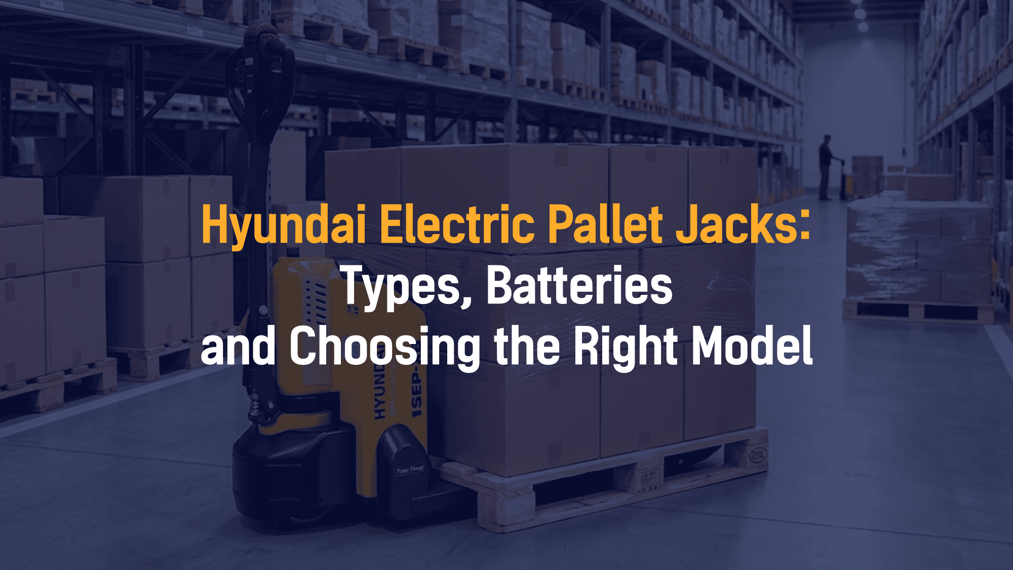 Electric Pallet Jacks: Types, Batteries and Choosing the Right Model
