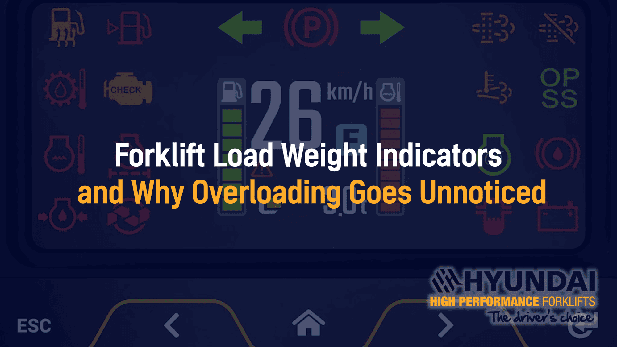 Forklift Load Weight Indicators and Why Overloading Goes Unnoticed