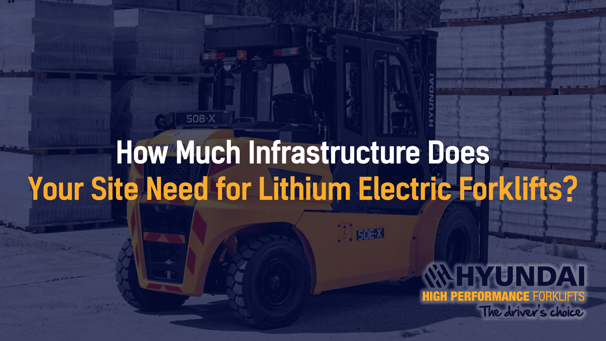 How Much Infrastructure Does Your Site Need for Lithium Electric Forklifts?
