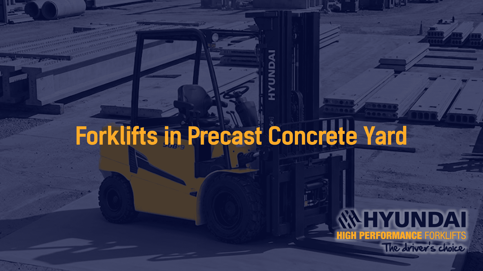Precast Concrete Yard: Forklift Selection Determines Productivity
