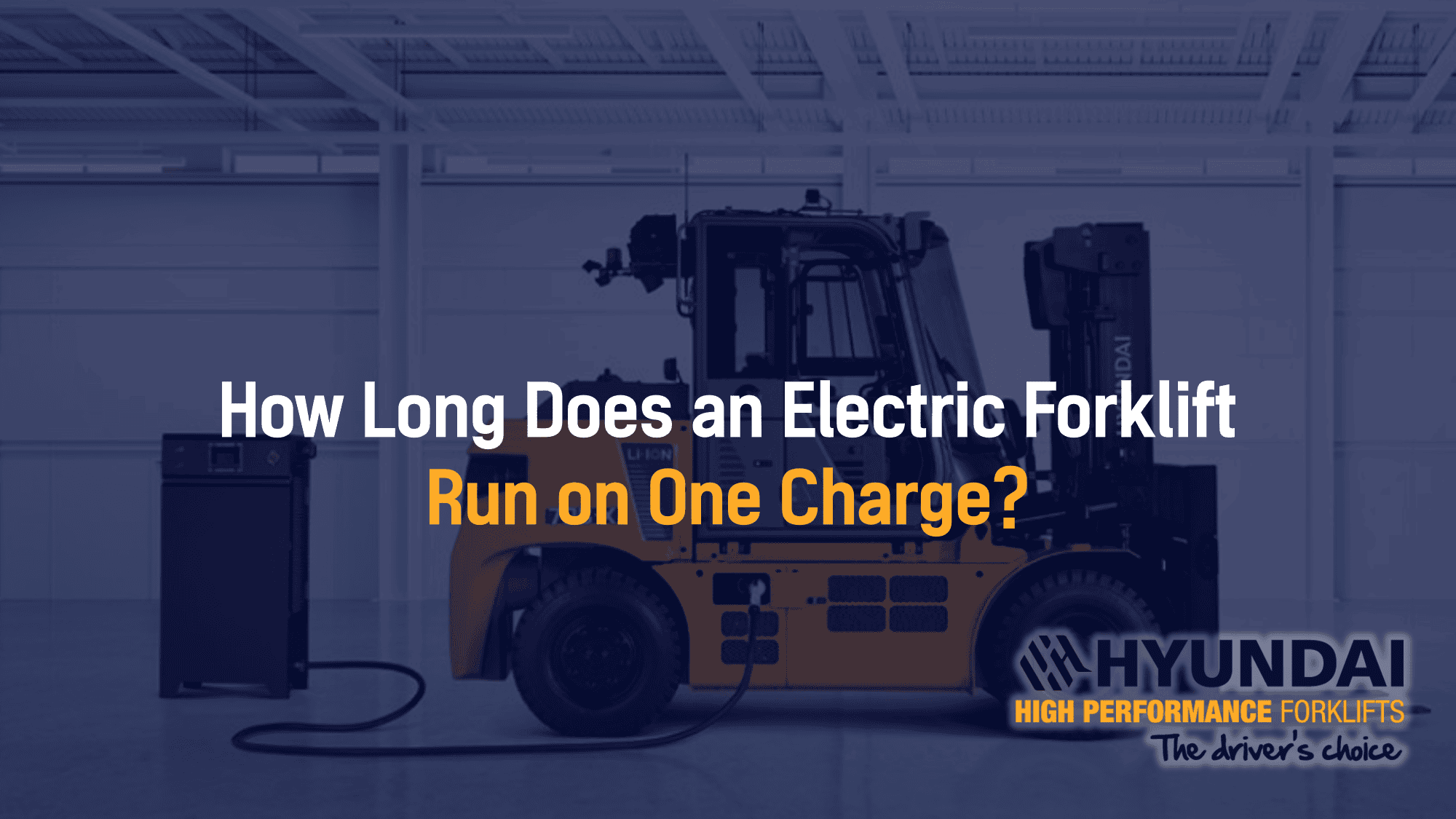 How Long Does an Electric Forklift Run on One Charge?