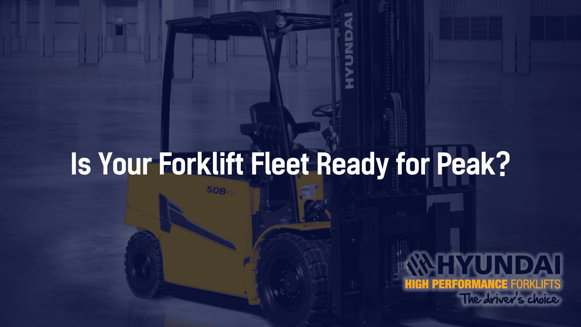 Is Your Forklift Fleet Ready for Peak?